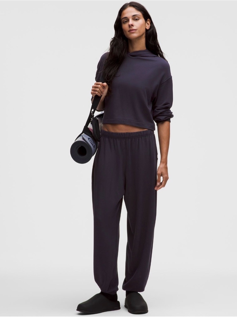 lululemon BeCalm Oversized Mid-Rise Pant (NWT) Nightmoth, XS **very loose fit
